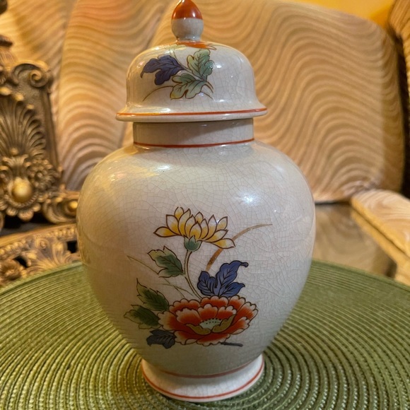 Andrea By Sadek Accents Vintage Andrea By Sadek Ginger Jar Japanese